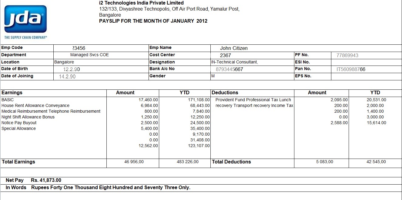 Download i2 Technologies India Private Limited in  excel and PDF formats Photoshop template